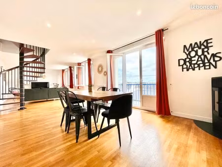 spacieux appartement duplex 123 m² 4 pièces avec jardin et garage