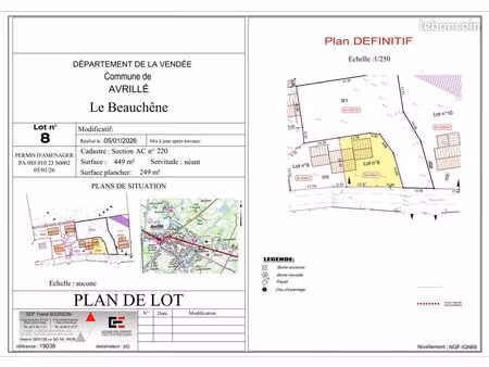 avrille - terrains constructibles