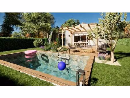 terrain avec maison neuve à vendre