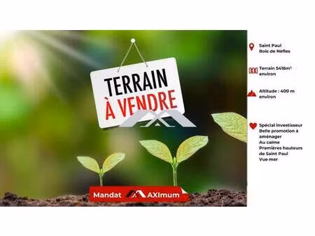 terrain constructible à vendre