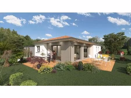 terrain avec maison neuve à vendre