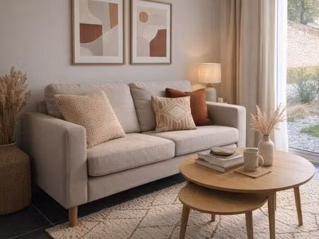 magnifique studio neuf meublé 25 m² + jardin 35 m² - bourget-du-lac