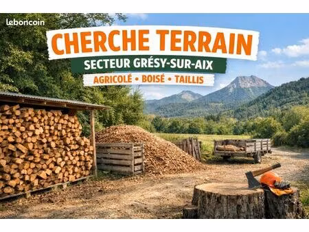 recherche terrain agricole ou parcelle de forêt