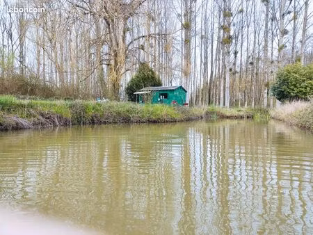 terrain de loisir 9 800 m² avec étang et peupleraie – secteur vaas