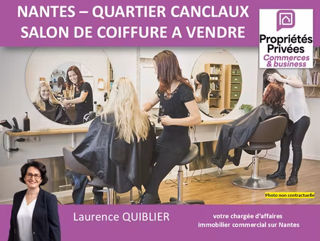 44100 nantes - salon de coiffure a vendre quartier canclaux