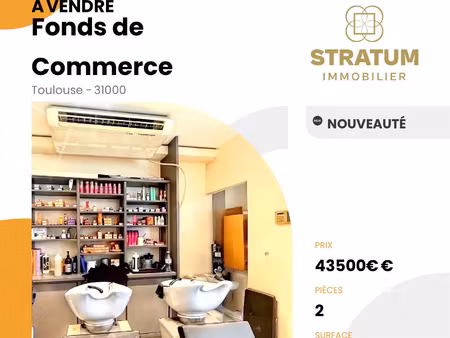 fonds de commerce - salon de coiffure / divers - toulouse ce