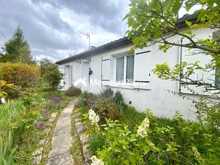 maison de plain-pied - 4 chambres - terrain arboré - vouillé (86190) à 20 min de poitiers