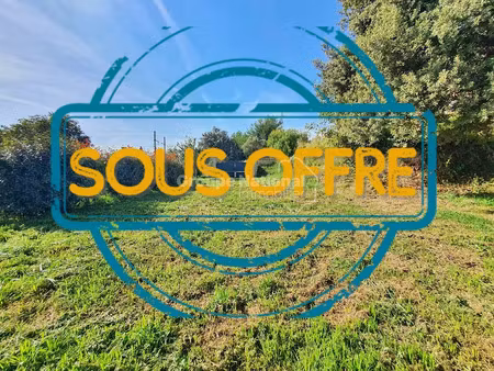 vente terrain 537 m² à miramas (13140)  140 000 €