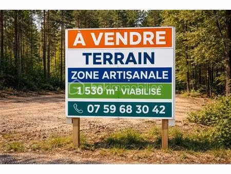 terrain commercial de 1 530 m² à valbonne