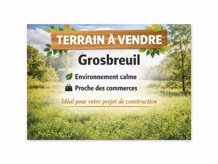 terrain grosbreuil 435 m2