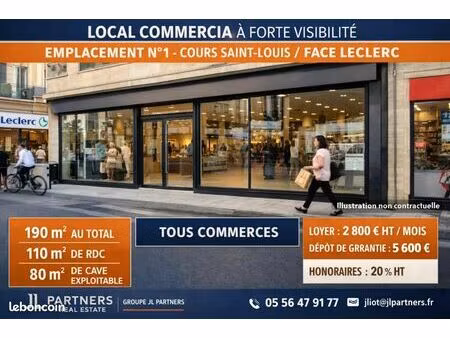 local commercial 180 m²