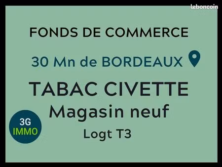vente fonds de commerce | fonds de commerce | bordeaux