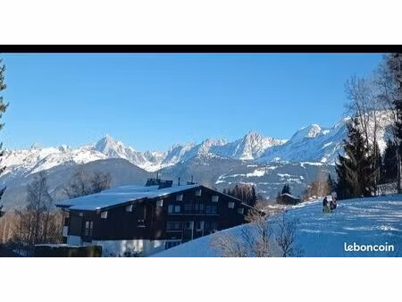 studio combloux vue mont blanc