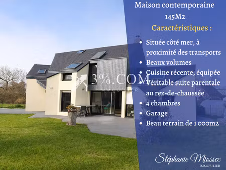 maison atypique de 145 m² à pordic  côté mer