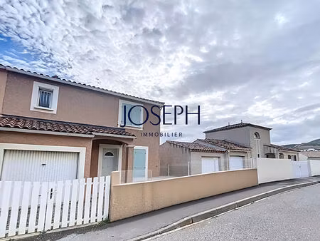 hauts de narbonne - très agréable maison t4 mitoyenne de 87 m² climatisée  avec terrasse  