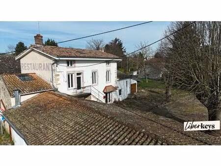 maison en pierre non mitoyenne - 1600 m² terrain - 290 m² habitable - 3 chambres - commerc