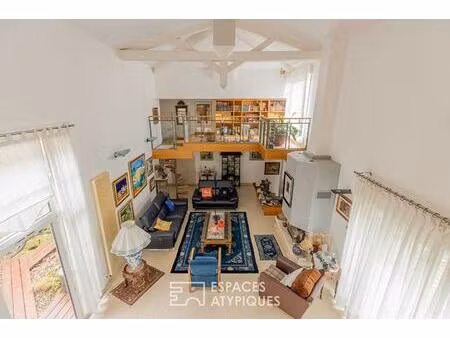 propriété d'exception et son espace professionnel aux portes de nancy