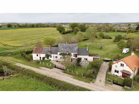 propriété avec deux maisons et un gîte sur 7000m2 de jardin
