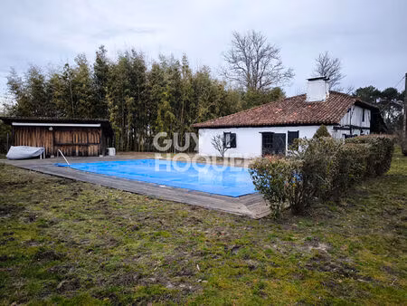 maison landaise sur 8 hectares avec étang