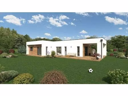 terrain avec maison neuve à vendre