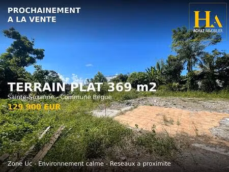 terrain constructible à vendre