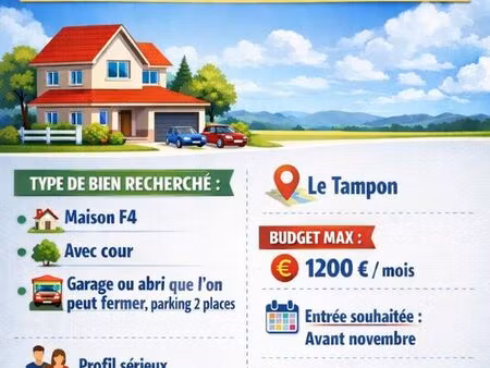 recherche maison f4