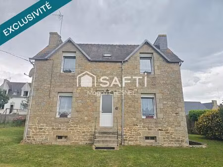 maison de caractère – 70 m² – 2 chambres – terrain 618 m² – plouaret