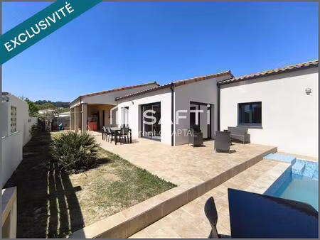 magnifique villa dans un village prisé aux portes de carcassonne .