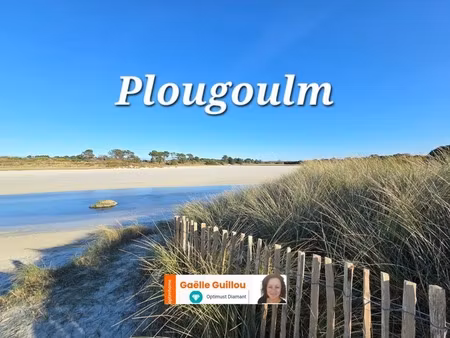 plougoulm : ensemble maison + garage + hangar au calme à 2 pas de la mer - 1420m²