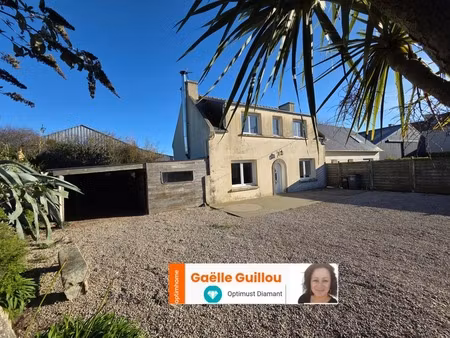plougoulm : maison + extension + hangar au calme à 2 pas de la mer - 1420m²
