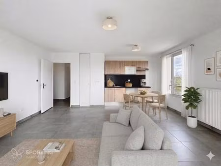 grand appartement t3 neuf de 68 36m² ave balcon - eaunes