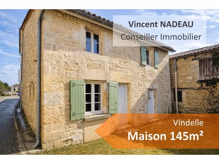 vente maison 5 pièces 145 m² vindelle (16430)