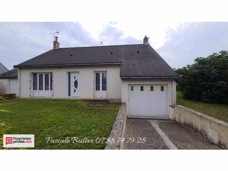 joli pavillon 3 chambres avec vie de plain-pied proche commodités - vernantes (49390)