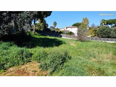 terrain antibes possibilité 180m2 sdp piscinable