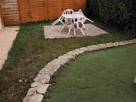 a louer précy sur oise f3 avec jardin privatif