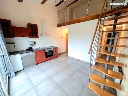 ? appart t3 duplex 57m² rénové  non meublé