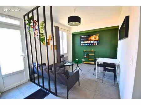 maisonette meublée t2 lumineux à andeville  rue jean jaurès