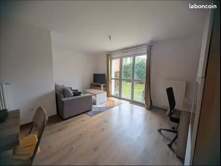 appartement - rdc - 47 m2 - 2 pièces - meublé
