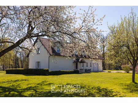 propriété avec installations équestres de loisir dans un parc de 1 5 hectare