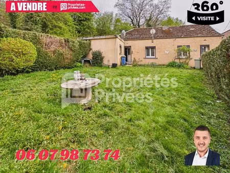 maison individuelle de plain-pied avec garage et potentiel !