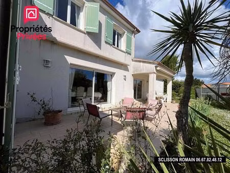 maison cozes 7 pièces 181 m2 - 5 chambres - jardin - prix 410 760 hai