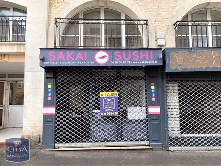 location local commercial 140m² dieppe 76200