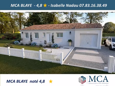 vente maison 3 pièces 100 m² saint-savin (33920)