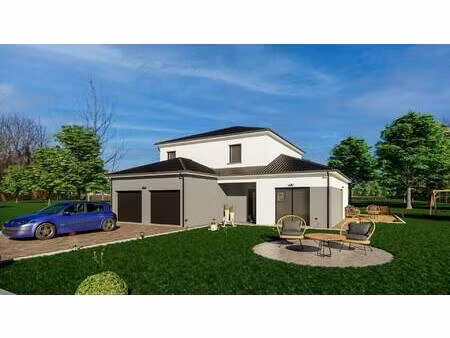 terrain avec maison neuve à vendre