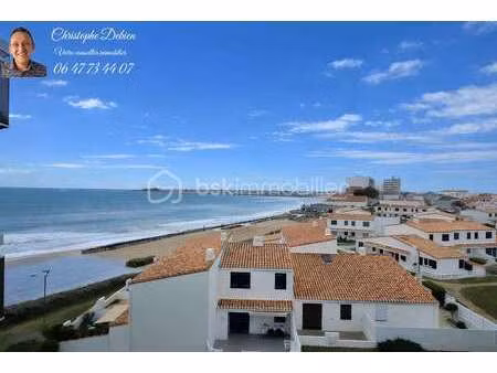 vente appartement 3 pièces bord de mer à saint-gilles-croix-de-vie sud (85800) : à vendre 