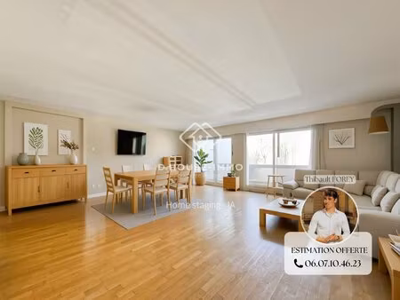 île de la jatte | 114m2 + balcon | 2 parkings + cave