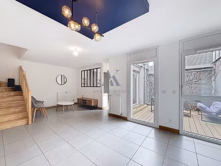 duplex 4 pièces 80 m2 avec jardin  terrasse et garage rési