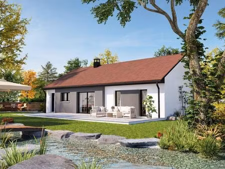 terrain avec maison neuve à vendre