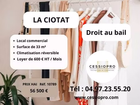 local commercial avec bail commercial