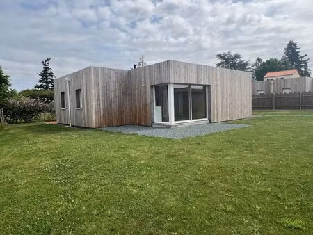 la reorthe (85210) villa bois plain pied 2022 + garage et annexe sur 766m² clos avec...